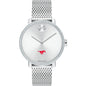 SMU Women's Movado Bold with Crystal Bezel & Mesh Bracelet Shot #2