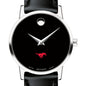 SMU Women's Movado Museum with Leather Strap Shot #1