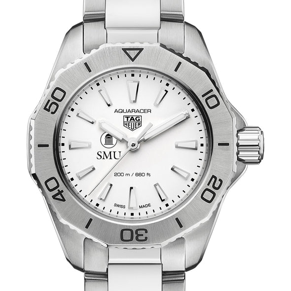SMU Women&#39;s TAG Heuer Steel Aquaracer with Silver Dial Shot #1