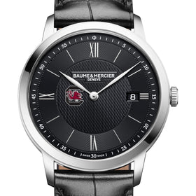South Carolina Men's Baume et Mercier 40mm Classima Quartz Watch with Black Dial & Black Leather Strap Shot #1