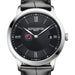 South Carolina Men's Baume et Mercier 40mm Classima Quartz Watch with Black Dial & Black Leather Strap