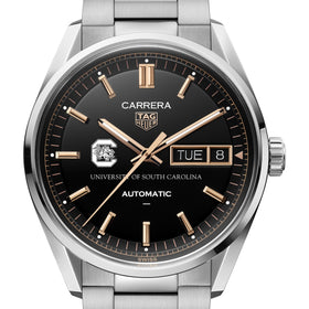 South Carolina Men's TAG Heuer Carrera Day-Date Automatic with Black Dial Shot #1