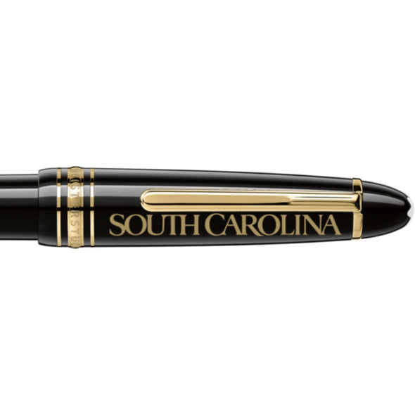South Carolina Montblanc Meisterstück Midsize Ballpoint Pen in Gold Shot #2