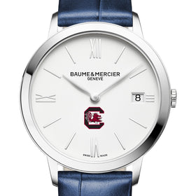 South Carolina Women's Baume et Mercier 36.5mm Classima Watch with White Dial & Blue Leather Strap Shot #1
