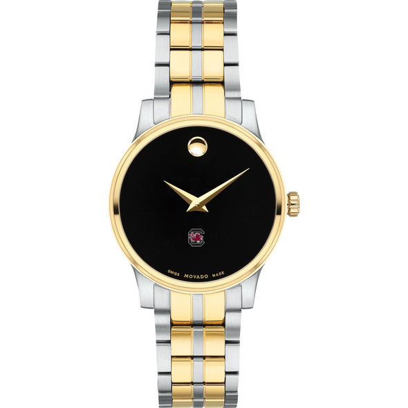 South Carolina Women's Movado Collection Two-Tone Watch with Black Dial Shot #2