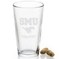 Southern Methodist University 16 oz Pint Glass- Set of 4 Shot #2