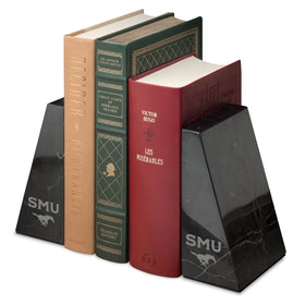 Southern Methodist University Marble Bookends by M.LaHart Shot #1