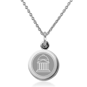 Southern Methodist University Necklace with Charm in Sterling Silver Shot #1