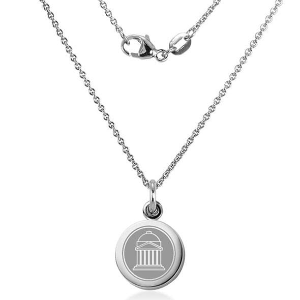 Southern Methodist University Necklace with Charm in Sterling Silver Shot #2