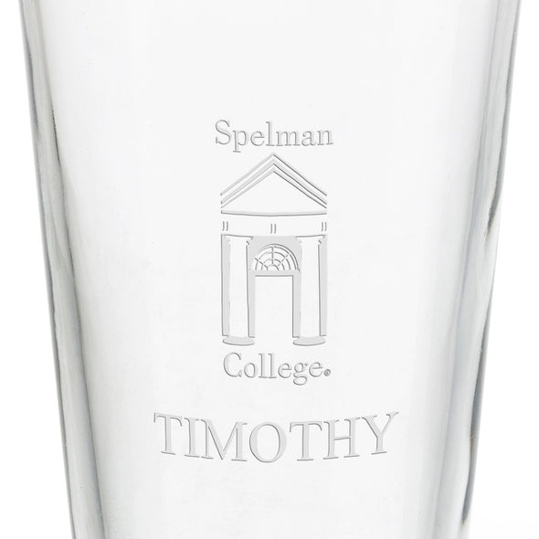 Spelman College 16 oz Pint Glass- Set of 2 Shot #3