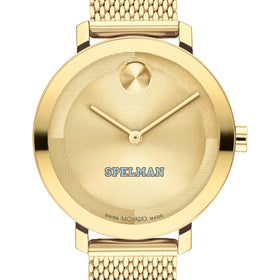 Spelman College Women's Movado Bold Gold with Mesh Bracelet Shot #1