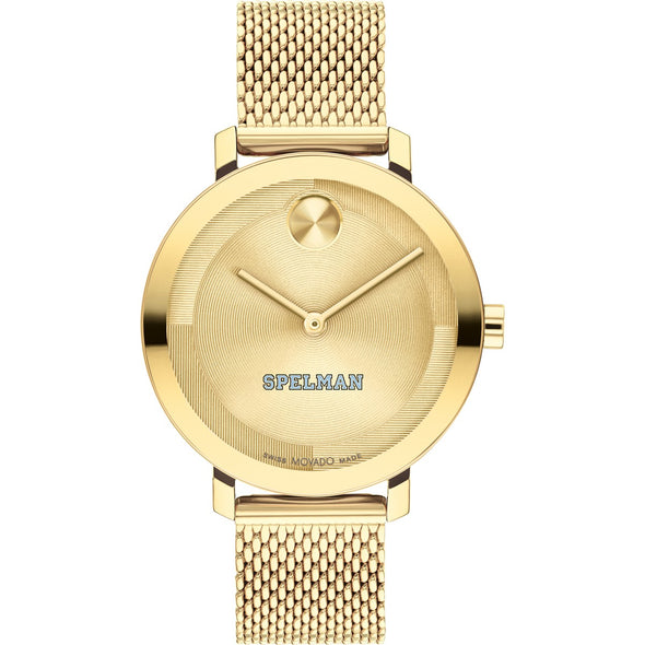 Spelman College Women's Movado Bold Gold with Mesh Bracelet Shot #2