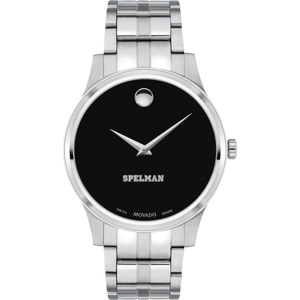 Spelman Men's Movado Collection Stainless Steel Watch with Black Dial Shot #2