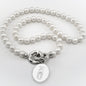 Spelman Pearl Necklace with Sterling Silver Charm Shot #1
