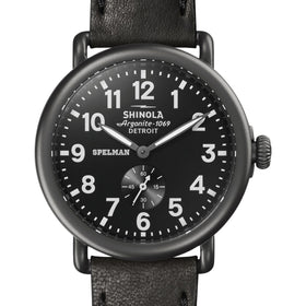 Spelman Shinola Watch, The Runwell 41mm Black Dial Shot #1