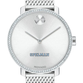 Spelman Women's Movado Bold with Crystal Bezel & Mesh Bracelet Shot #1