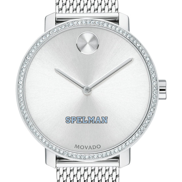 Spelman Women's Movado Bold with Crystal Bezel & Mesh Bracelet Shot #1