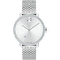 Spelman Women's Movado Bold with Crystal Bezel & Mesh Bracelet Shot #2