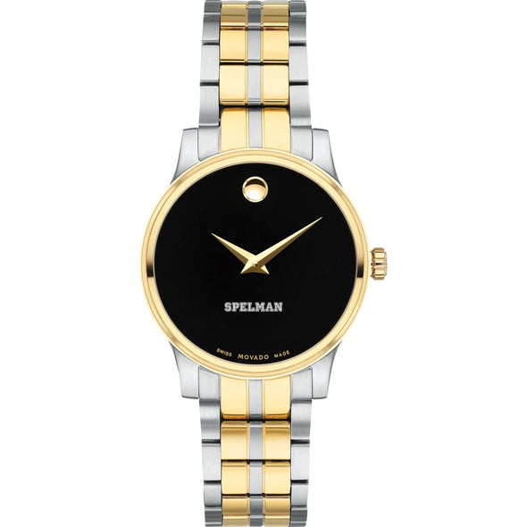 Spelman Women's Movado Collection Two-Tone Watch with Black Dial Shot #2