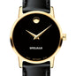 Spelman Women's Movado Gold Museum Classic Leather Shot #1