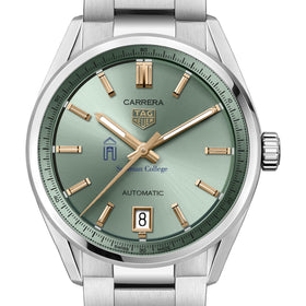 Spelman Women's TAG Heuer Steel Carrera Automatic with Green Dial Shot #1