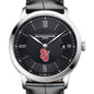 St. John's Men's Baume et Mercier 40mm Classima Quartz Watch with Black Dial & Black Leather Strap Shot #1