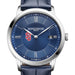St. John's Men's Baume et Mercier 40mm Classima Quartz Watch with Blue Dial & Dark Blue Leather Strap