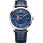 St. John's Men's Baume et Mercier 40mm Classima Quartz Watch with Blue Dial & Dark Blue Leather Strap Shot #2
