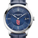 St. John's Men's Baume et Mercier 40mm Classima Quartz Watch with Blue Dial & Dark Blue Leather Strap