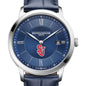St. John's Men's Baume et Mercier 40mm Classima Quartz Watch with Blue Dial & Dark Blue Leather Strap Shot #1