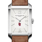 St. John's Men's Baume et Mercier 43X27mm Hampton Watch with Silver Dial & Tan Leather Strap Shot #1