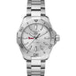 St. John's Men's TAG Heuer Steel Aquaracer with Silver Dial Shot #2
