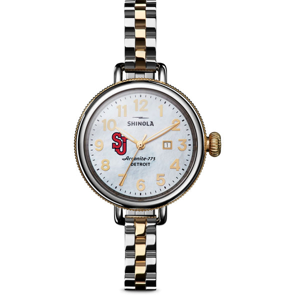 St. John's Shinola Watch, The Birdy 34 mm MOP Dial Shot #2