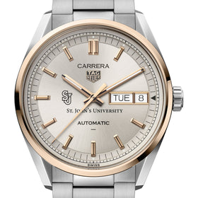 St. John's TAG Heuer Carrera Automatic Day-Date 18K 5N Rose Gold Shot #1
