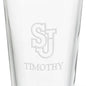 St. John's University 16 oz Pint Glass- Set of 2 Shot #3