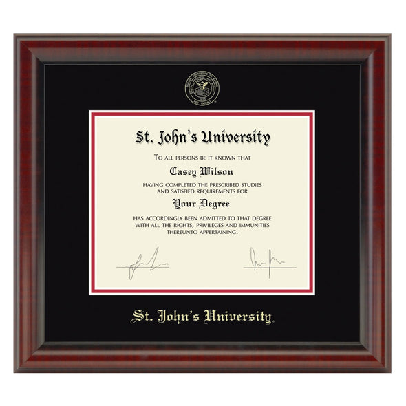 St. John&#39;s University Diploma Frame, the Fidelitas Shot #1