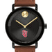 St. John's University Men's Movado BOLD with Cognac Leather Strap