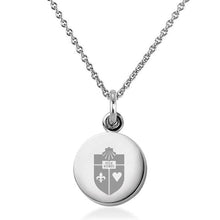 St. John's University Necklace with Charm in Sterling Silver Shot #1