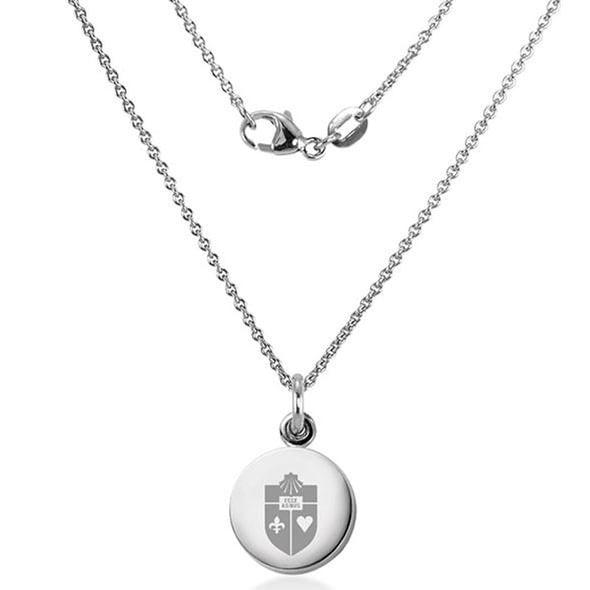 St. John&#39;s University Necklace with Charm in Sterling Silver Shot #2