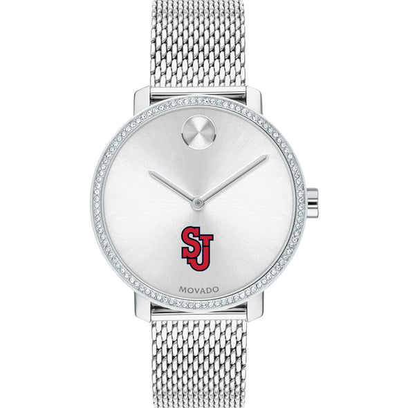 St. John's Women's Movado Bold with Crystal Bezel & Mesh Bracelet Shot #2