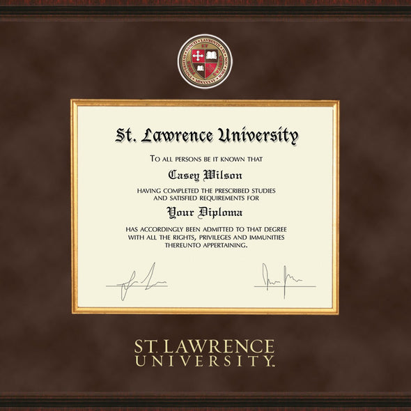 St. Lawrence Diploma Frame - Excelsior Shot #2