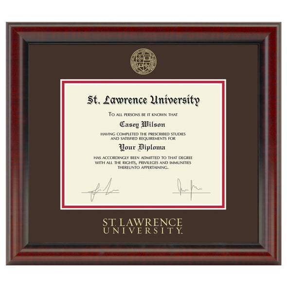 St. Lawrence Diploma Frame, the Fidelitas Shot #1