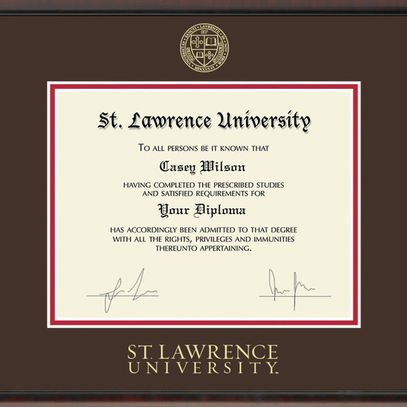 St. Lawrence Diploma Frame, the Fidelitas Shot #2