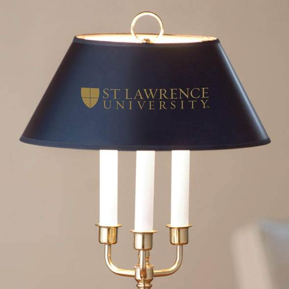 St. Lawrence Lamp in Brass & Marble Shot #2