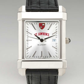 St. Lawrence Men&#39;s Collegiate Watch with Leather Strap Shot #1