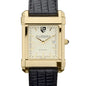 St. Lawrence Men's Gold Quad with Leather Strap Shot #1