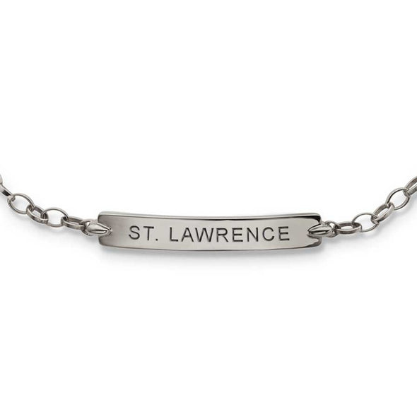 St. Lawrence Monica Rich Kosann Petite Poesy Bracelet in Silver Shot #2