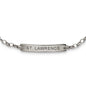 St. Lawrence Monica Rich Kosann Petite Poesy Bracelet in Silver Shot #2