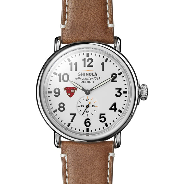 St. Lawrence Shinola Watch, The Runwell 47 mm White Dial Shot #2