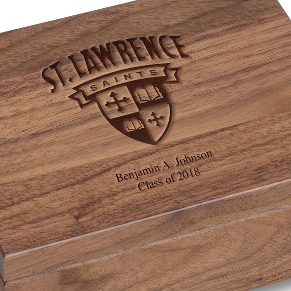 St. Lawrence Solid Walnut Desk Box Shot #3